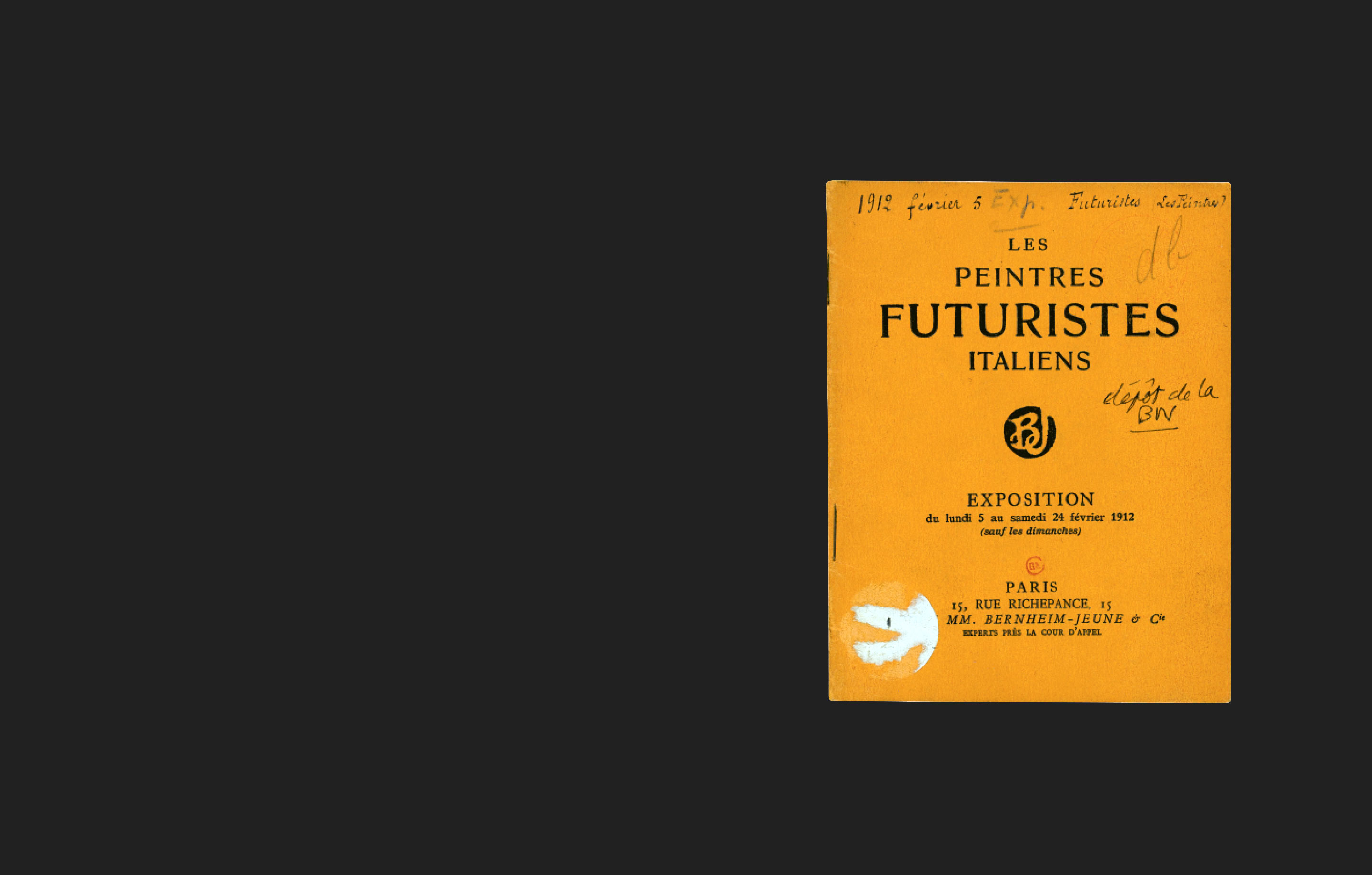 Catalogue d’exposition Le Futurisme à Paris Une avant-garde explosive Pages 18-19 Éditions du Centre Pompidou / 5 Continents Editions
