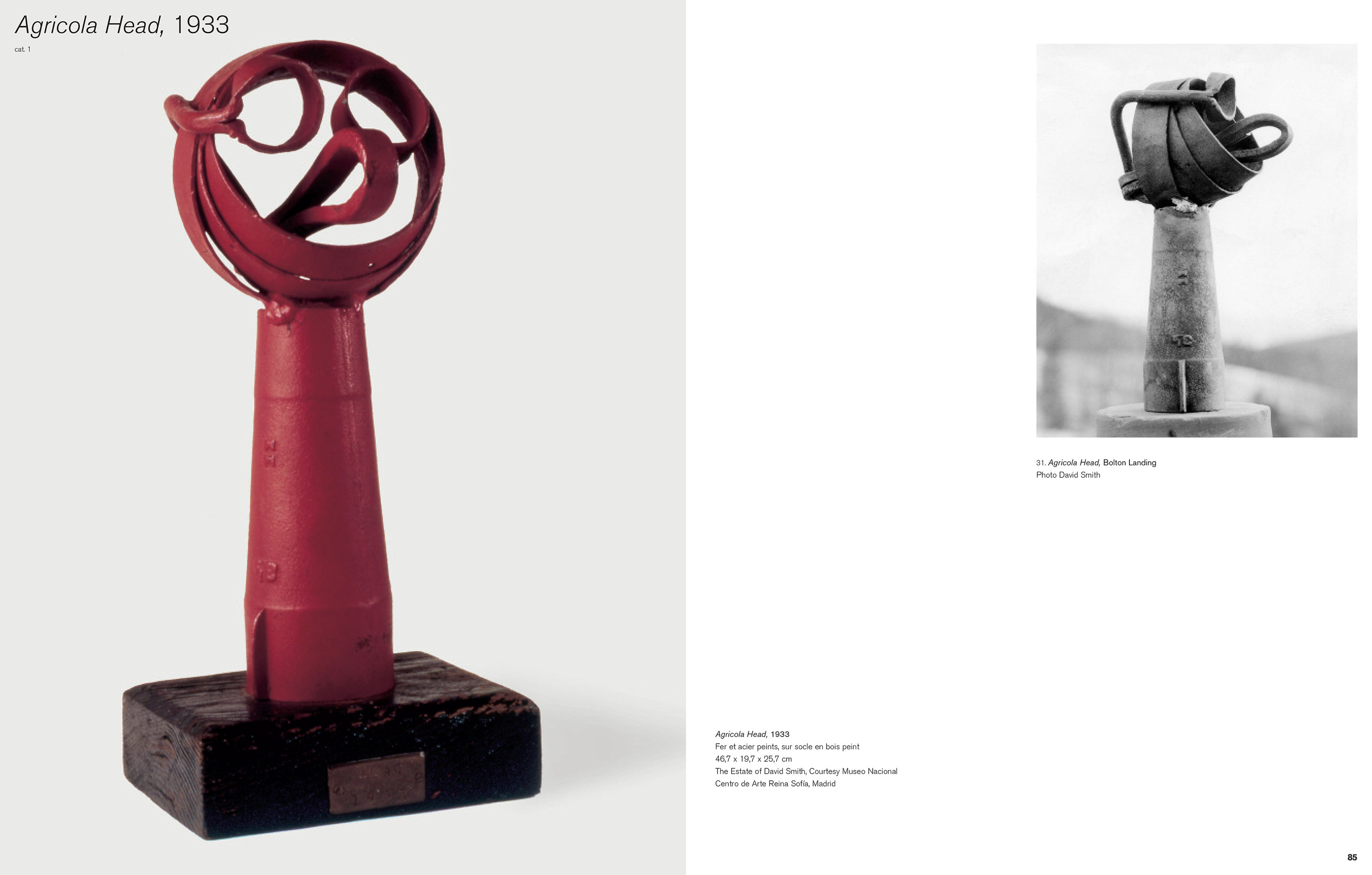 Catalogue d’exposition David Smith Pages 84-85 Éditions du Centre Pompidou